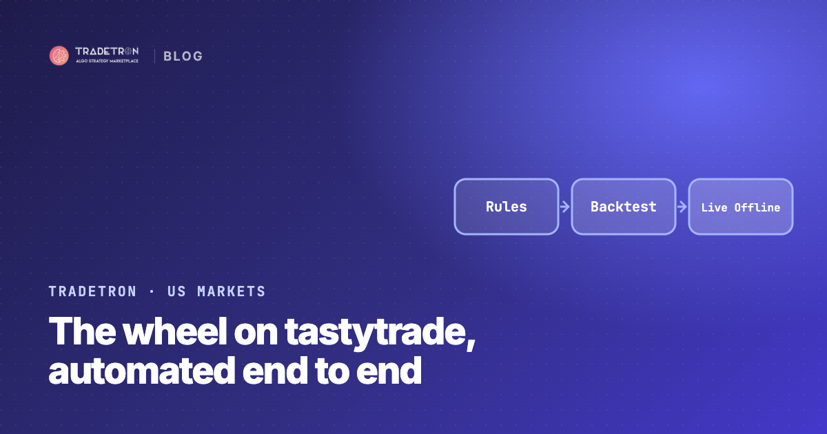 The Wheel Strategy on tastytrade, Automated End to End